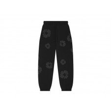 Denim Tears Mono Wreath Sweatpants Black