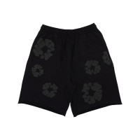 Denim Tears Mono Wreath Sweatshorts Black