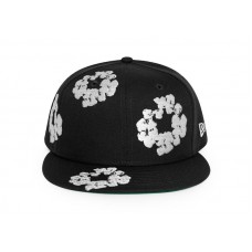 Denim Tears New Era Cotton Wreath 59/50 Cap Black