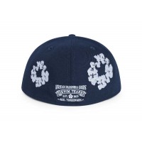 Denim Tears New Era Cotton Wreath 59/50 Cap Navy