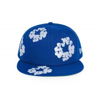 Denim Tears New Era Cotton Wreath 59/50 Cap Royal Blue