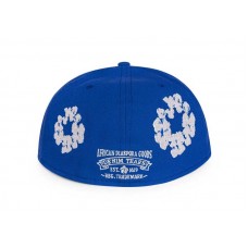 Denim Tears New Era Cotton Wreath 59/50 Cap Royal Blue