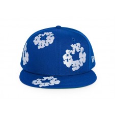 Denim Tears New Era Cotton Wreath 59/50 Cap Royal Blue