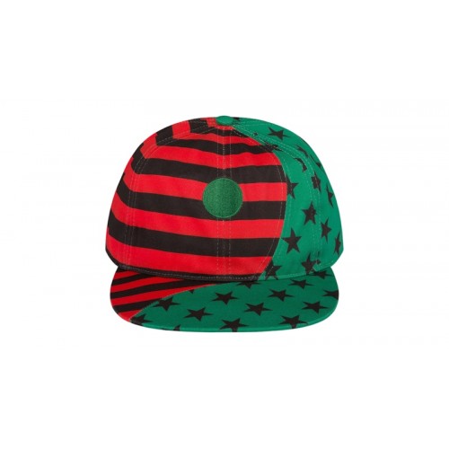 Denim Tears Pan African American Flag Yin Yang Hat Multicolor