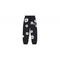 Denim Tears Pinstripe Wreath Sweatpant Black