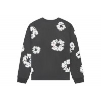 Denim Tears Rhinestone Cotton Wreath Thermal Vintage Black