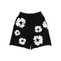 Denim Tears The Cotton Wreath Shorts Black