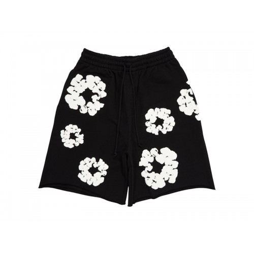 Denim Tears The Cotton Wreath Shorts Black