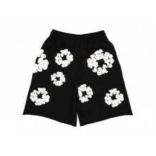 Denim Tears The Cotton Wreath Shorts Black