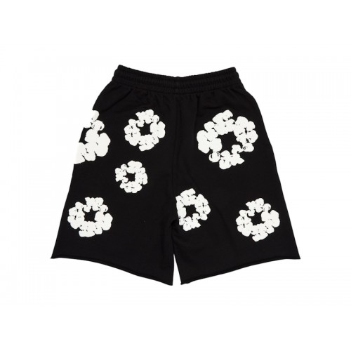Denim Tears The Cotton Wreath Shorts Black