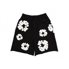 Denim Tears The Cotton Wreath Shorts Black