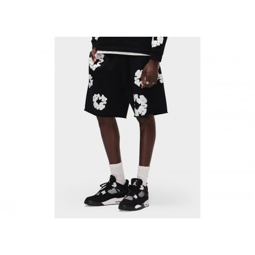 Denim Tears The Cotton Wreath Shorts Black