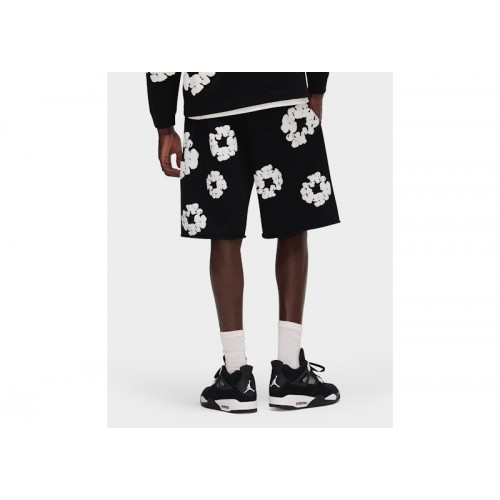 Denim Tears The Cotton Wreath Shorts Black