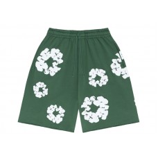 Denim Tears The Cotton Wreath Shorts Green