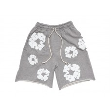 Denim Tears The Cotton Wreath Shorts Grey