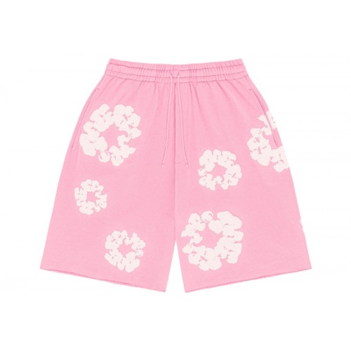 Denim Tears The Cotton Wreath Shorts Pink