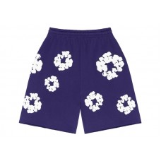 Denim Tears The Cotton Wreath Shorts Purple