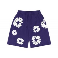 Denim Tears The Cotton Wreath Shorts Purple