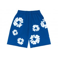 Denim Tears The Cotton Wreath Shorts Royal Blue