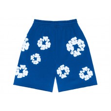 Denim Tears The Cotton Wreath Shorts Royal Blue