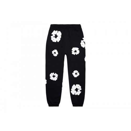 Denim Tears The Cotton Wreath Sweatpants Black