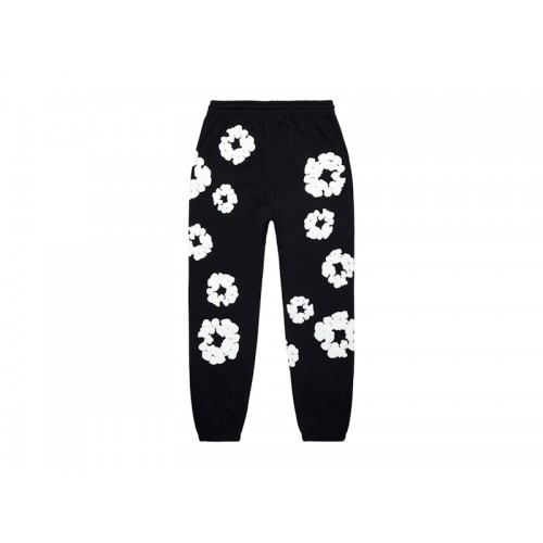 Denim Tears The Cotton Wreath Sweatpants Black