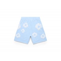 Denim Tears The Cotton Wreath Sweatshorts Powder Blue