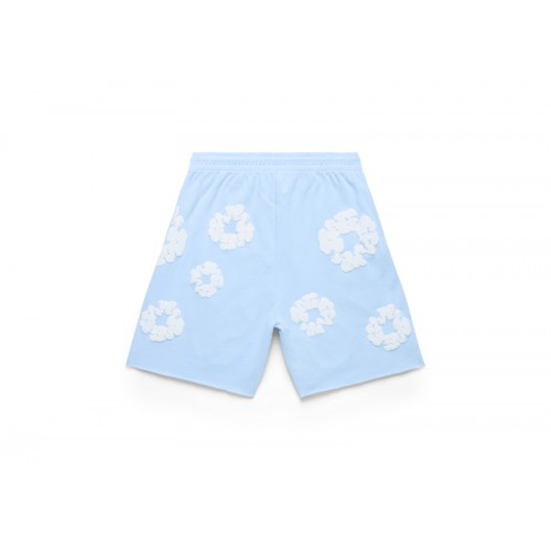 Denim Tears The Cotton Wreath Sweatshorts Powder Blue