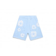Denim Tears The Cotton Wreath Sweatshorts Powder Blue