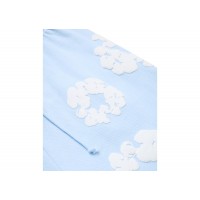 Denim Tears The Cotton Wreath Sweatshorts Powder Blue