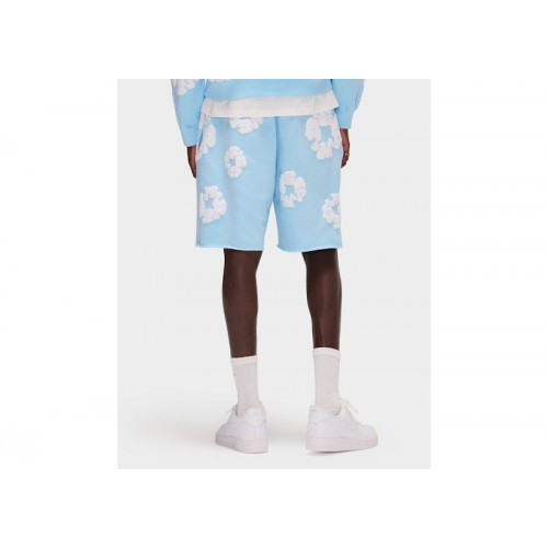 Denim Tears The Cotton Wreath Sweatshorts Powder Blue