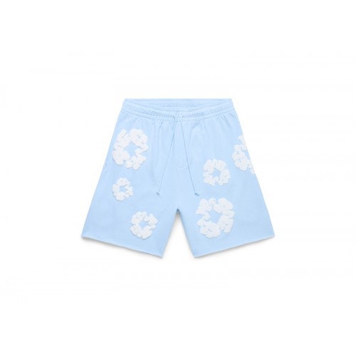 Denim Tears The Cotton Wreath Sweatshorts Powder Blue