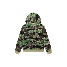 Denim Tears The Cotton Wreath Zip Sweatshirt Green Camo