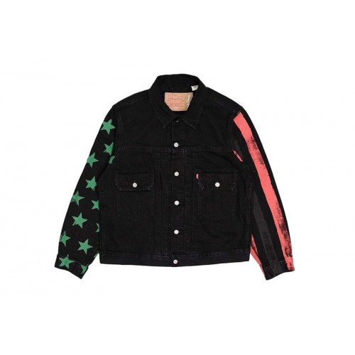 Denim Tears x CPFM 4th of July Denim Plant Jacket Black