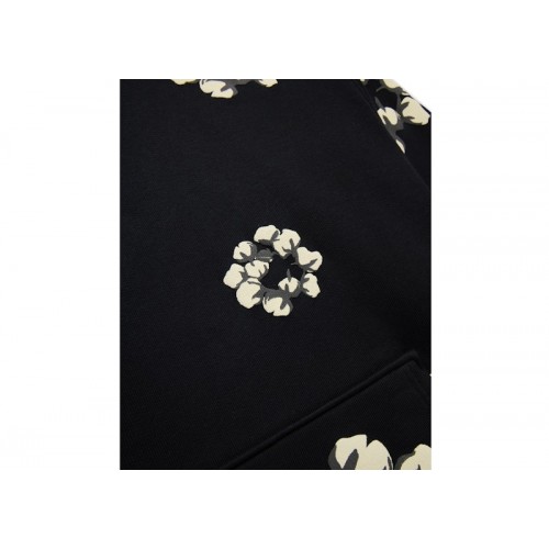 Denim Tears x CPFM Cactus Tears Wreath Hoodie Black