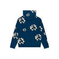 Denim Tears x CPFM Cactus Tears Wreath Hoodie Navy