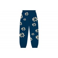 Denim Tears x CPFM Cactus Tears Wreath Sweatpants Navy