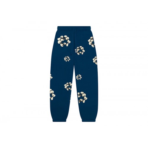 Denim Tears x CPFM Cactus Tears Wreath Sweatpants Navy