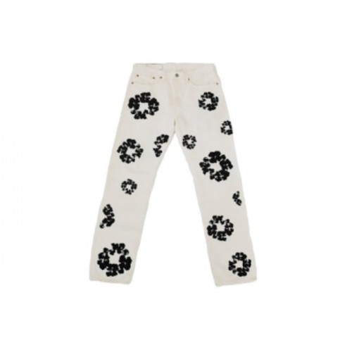 Denim Tears x Levis Cotton Wreath Jean White