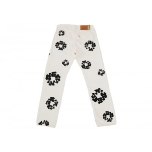 Denim Tears x Levis Cotton Wreath Jean White