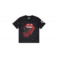 Denim Tears x Rolling Stones Football Jersey Black