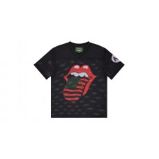 Denim Tears x Rolling Stones Football Jersey Black