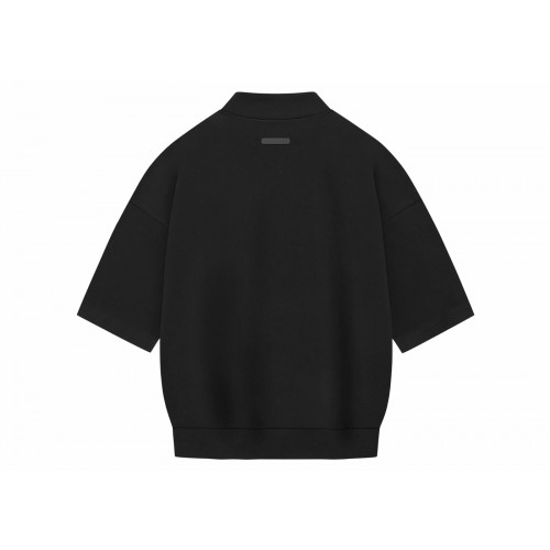 Оригинальный шмот Fear of God Athletics Heavy Jersey 3/4 Mock Tee Black