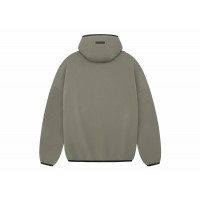 Fear of God Athletics Suede Fleece Hoodie Clay