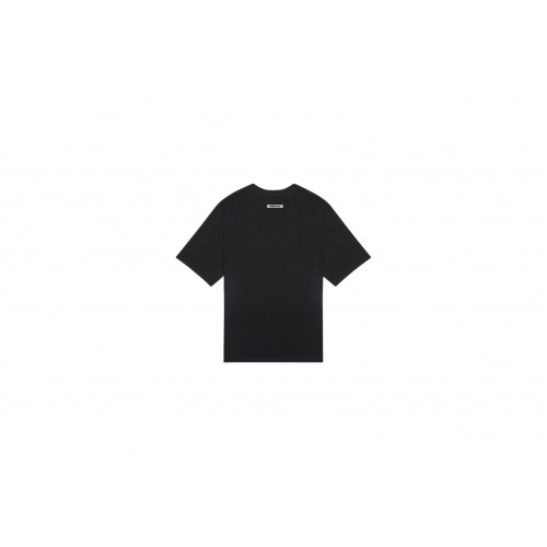 Оригинальный шмот Fear of God Essentials 3D Silicon Applique Boxy T-Shirt Dark Slate/Stretch Limo/Black