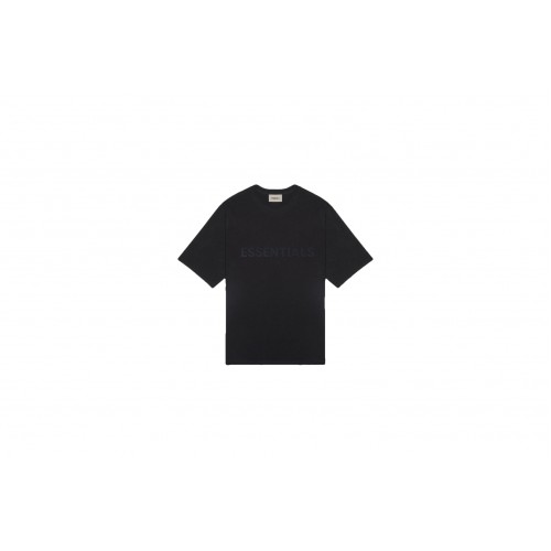 Оригинальный шмот Fear of God Essentials 3D Silicon Applique Boxy T-Shirt Dark Slate/Stretch Limo/Black