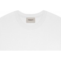 Fear of God Essentials 3D Silicon Applique Boxy T-Shirt White