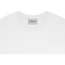 Fear of God Essentials 3D Silicon Applique Boxy T-Shirt White