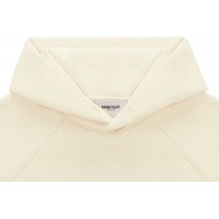 Fear of God Essentials Pullover Hoodie Applique Logo Buttercream