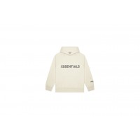 Fear of God Essentials Pullover Hoodie Applique Logo Buttercream